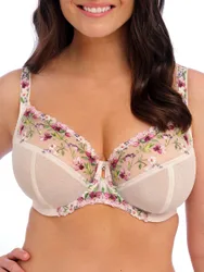 Womens Marie Side Support Bra - Pink Polyamide - Size 30gg