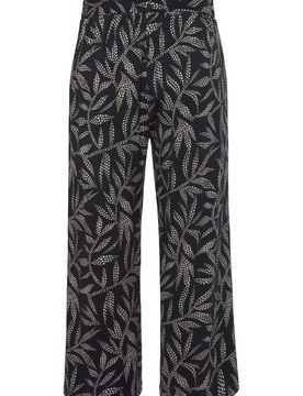 LASCANA Pantalón beige / negro