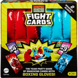 Juego de cartas con guantes de boxeo Rock'Em Sock'Em Robots