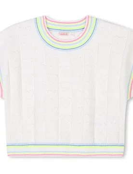 Pull U20935 Marfil 4 Années Fille - Billieblush - FashionsVida