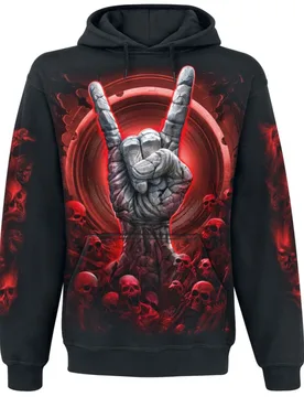Kapuzenpullover - Tomb Of Rock - L - für Männer - Größe L - schwarz - Männer - male - Spiral - FashionsVida