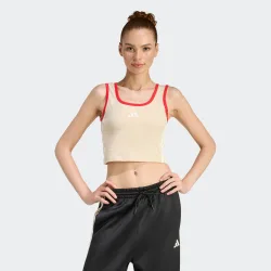 Womens Stadium Tank - Beige Cotton - Size 4xl