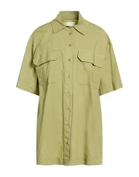 Hemd Damen Militärgrün S Damen