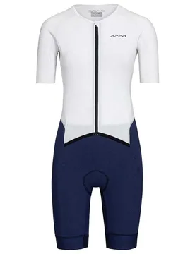 Athlex Aero Race V2 Short Sleeve Trisuit White S Women - Orca - FashionsVida
