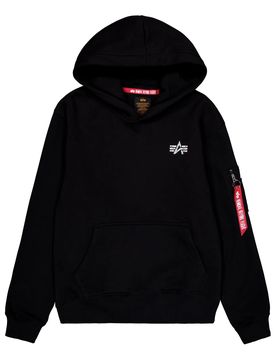 Industries Signature Backprint Hoodie Black M Herren
