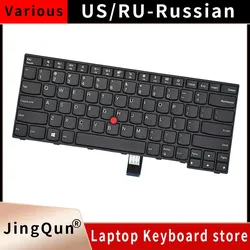 New US Russian Spanish Laptop Keyboard for Lenovo E470 E470C E475 FRU 01AX040 01AX094 SN20K93258 Replacement Keyboard
