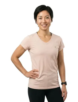 T-shirt à Manches Courtes Et Col En V Eyben Slim 2.0 Dark Brick S