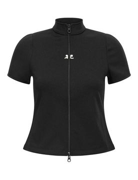 Courreges Interlock Top zippato