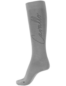 Damen Kniestrümpfe CAVALSELMA silvergrey 35-38