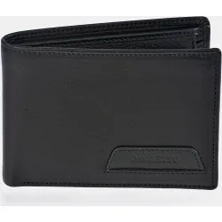 Americano compacto con monedero interior en piel color para hombre