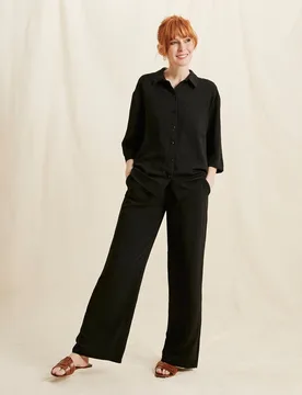 Pantalón de mujer fluido paperbag - JDY - FashionsVida