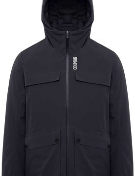 Warme, wasserfeste Skijacke Men Ski Jacket Black Black für Herren Größe M schwarz