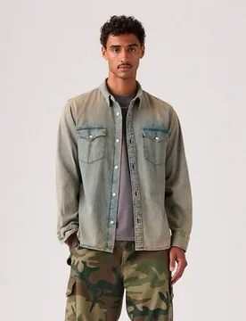 Camisa de hombre vaquera de manga larga - Levi's - FashionsVida