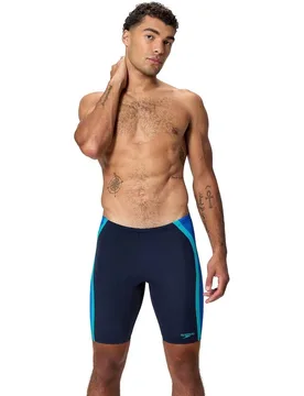 Bañador de natación para hombre Solid Splice Jammer - Speedo - FashionsVida