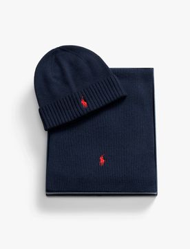 Polo Echarpe et bonnet en laine