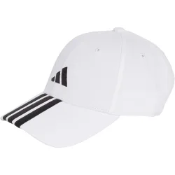 Baseball 3 stripes visera lona Blanco (OSFW)