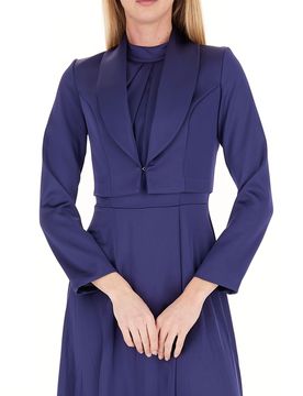 Bolero in satin BLU NAVY XL