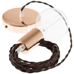 Cables Suspension Luminaire Tm13 2 M Brown / Copper One Size