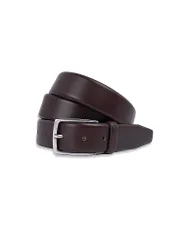 Cintura in pelle marrone 90