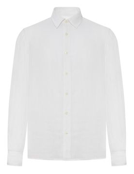 Camicia in lino dalla vestibilitÃ regolare