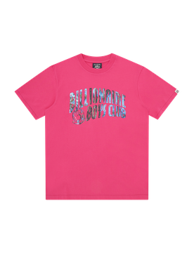 Bayou Fill Arch Logo T-Shirt - Pink
