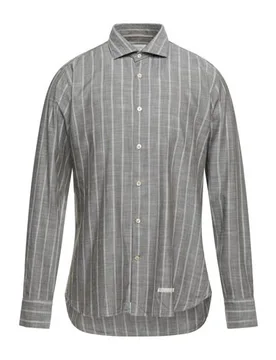 Hemd Herren Grau 40 Herren - TINTORIA MATTEI 954 - FashionsVida