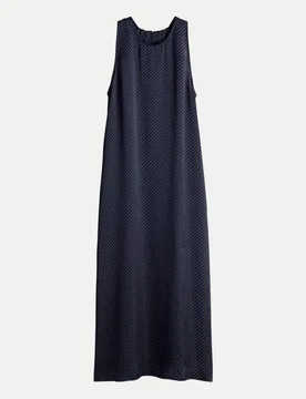 Someday Satinkleid Quline Blau 36 - someday - FashionsVida