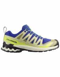 Chaussures de trail - XA Pro 3D V9 Bluing/Bog/Acid Lime - Taille 45 1/3 - Bleu