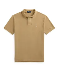 Polo Slim Fit marrón claro XL