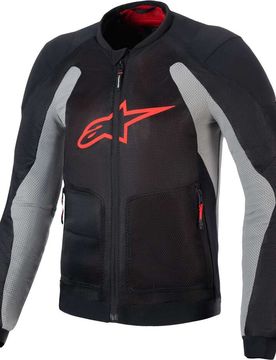 Giubbotto Moto Estivo TROOP-AIR Nero Grigio Brig taglia 3X