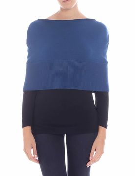 Fuzzi Cache-coeur blu in maglia