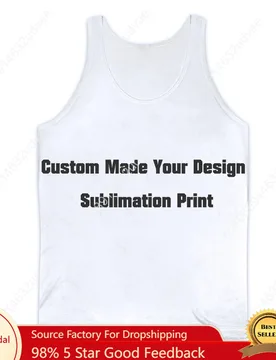Real US Size Custom Made Subliminal Print On Your Demand Top Tank - Aliexpress - FashionsVida