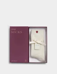 Sock Gift Box White female