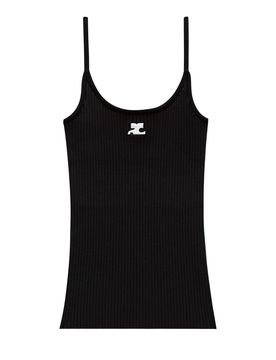 REEDITION RIB KNIT TANK TOP