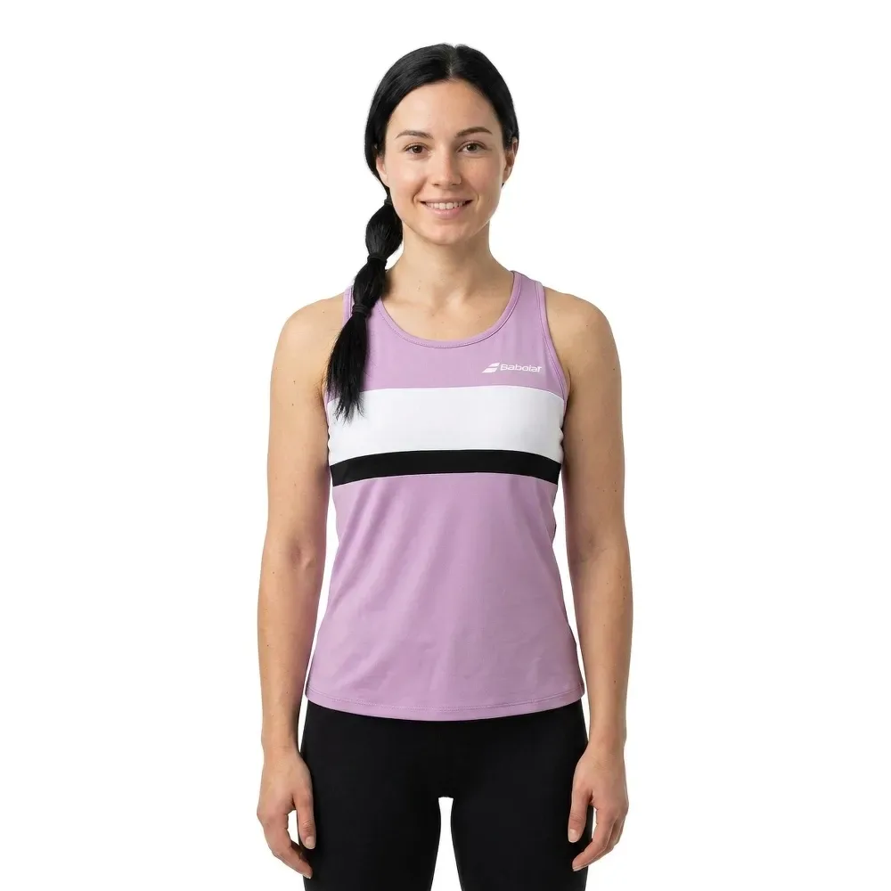 Sleeveless T-shirt Lilac Chiffon L - Babolat - FashionsVida