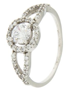 Anello Donna Oro Bianco GL100902