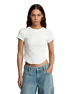 T-shirt à Manches Courtes D26072-e617 Milk XL