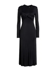 Midi-Kleid Damen Schwarz S Damen