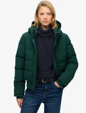 Superdry Damen Everest Bomberjacke Green - Größe: 44 - 169.99 - FashionsVida