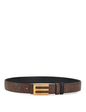 Etro Logo Buckle Belt