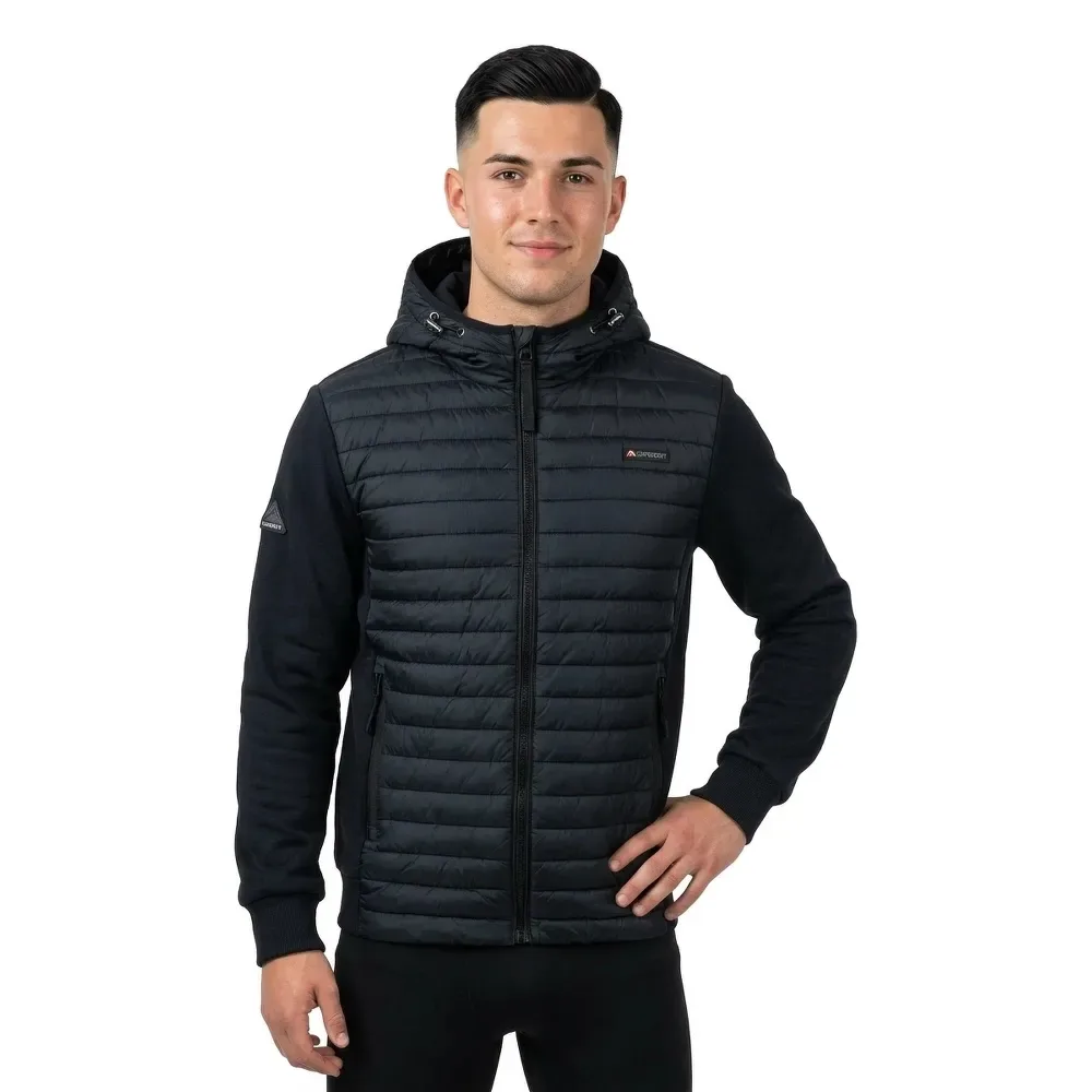 Giacca Storm Fleece Hybrid Eclipse Navy L - Superdry - FashionsVida
