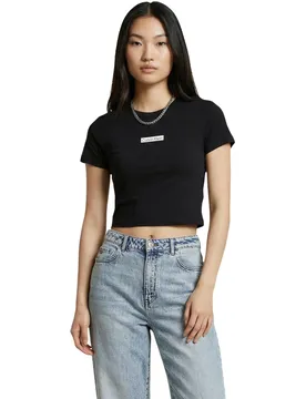Damen T-Shirt Schwarz 511494