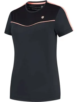 Camiseta de tenis y pádel de mujer HYPERCOURT ROUND NECK TOP 2 K·Swiss - K-SWISS - FashionsVida