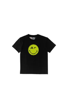 Adidas T-shirt girocollo NERO 7-8A - Adidas - FashionsVida