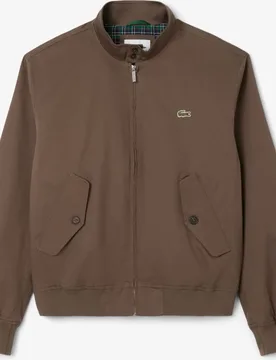 Chaqueta de hombre Harrington de sarga hidrófuga - Lacoste - FashionsVida