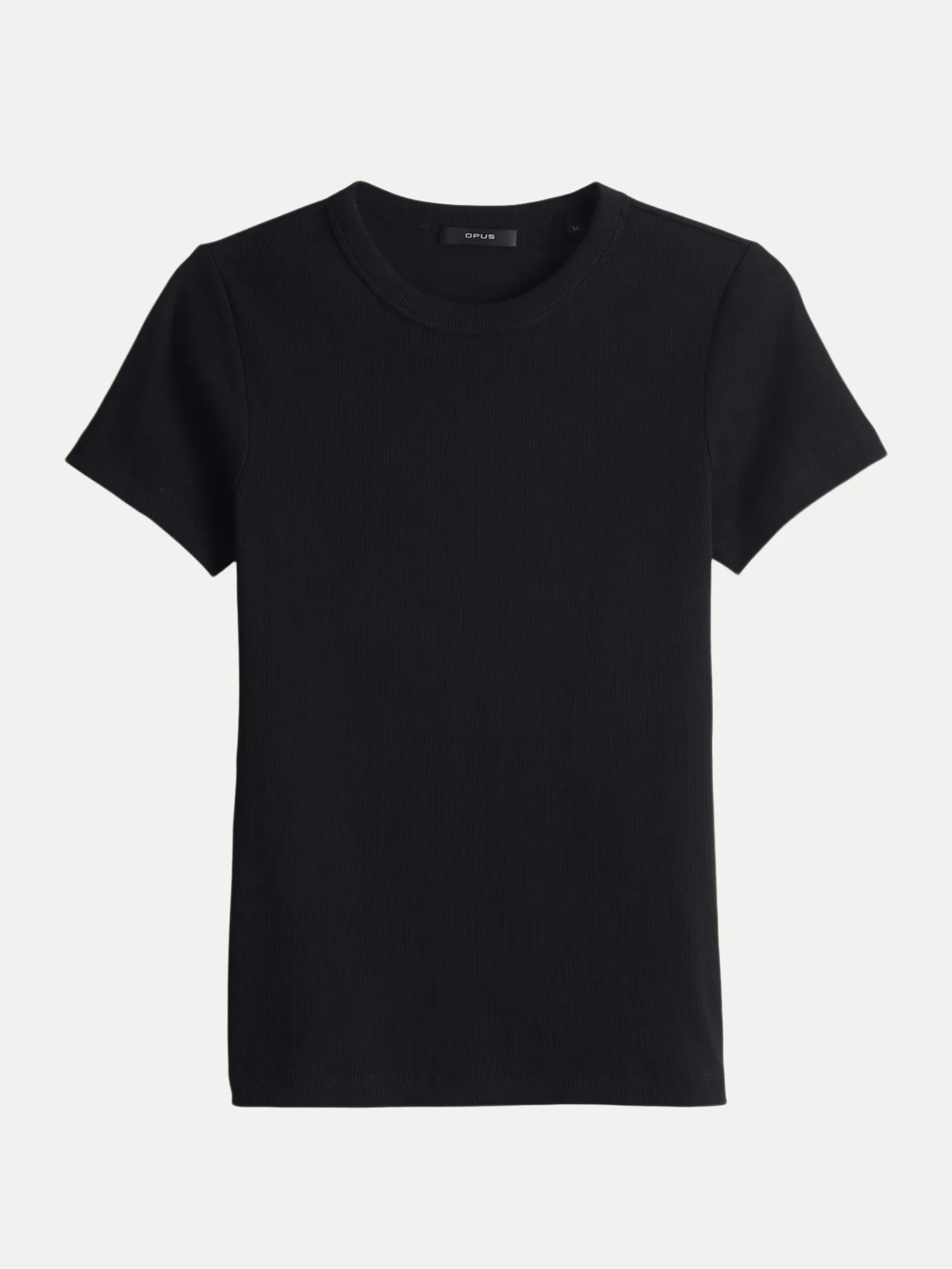 Opus T-Shirt Samuna Schwarz 38 - Opus - FashionsVida