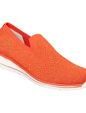 Slipper mit Keilabsatz „Federleicht“ orange 39 Damen - wonderwalk - FashionsVida