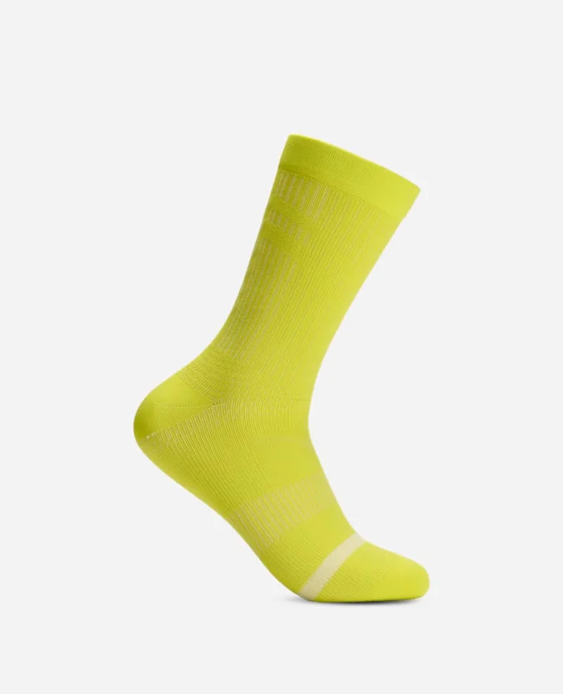 Trail Run Crew Sock in Citrus, Size Small - HOKA - FashionsVida