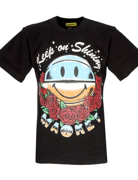 Maglietta Uomo Smiley Keep On Shining Tee X Smiley Black