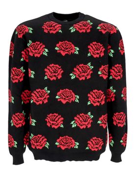 Maglione Uomo Dressen Roses Knit Crew Rose